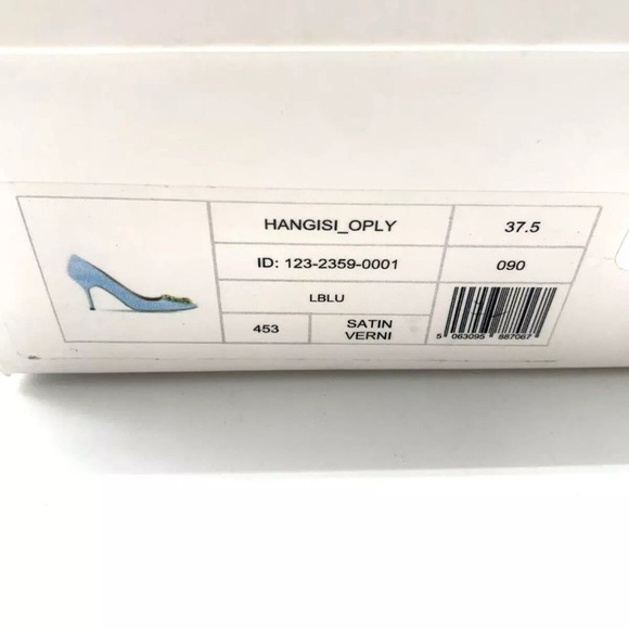 Manolo Blahnik Hangisi Crystal Buckle Pump - Picture 5 of 6